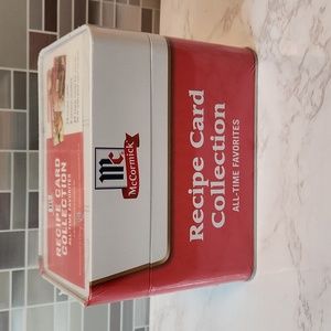 McCormick recipe card collection NWT